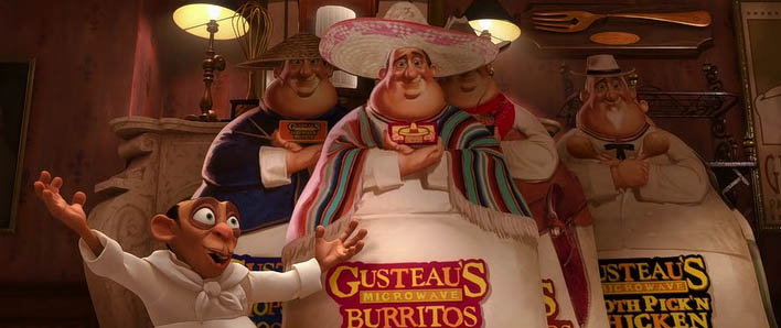 У Гюсто уже есть лицо - милое, толстое, привычное: он продает буррито. Миллионы и миллионы буррито!